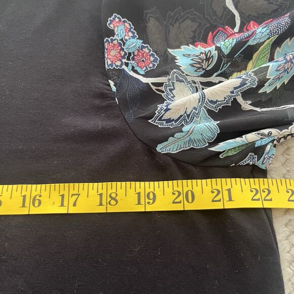 Tahari Women’s Sheer‎ Long Sleeve Pullover Blouse Top Size 1X - Picture 5 of 6